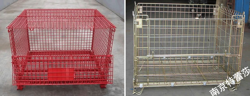 帶蓋噴塑倉儲(chǔ)籠/歐式倉儲(chǔ)籠