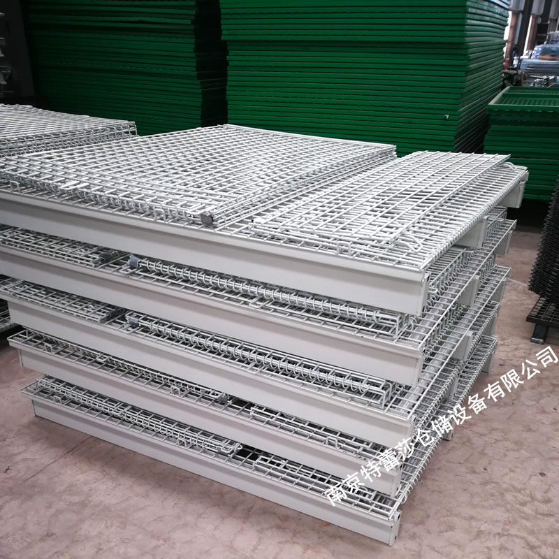 噴塑帶矩形管上貨架倉儲(chǔ)籠